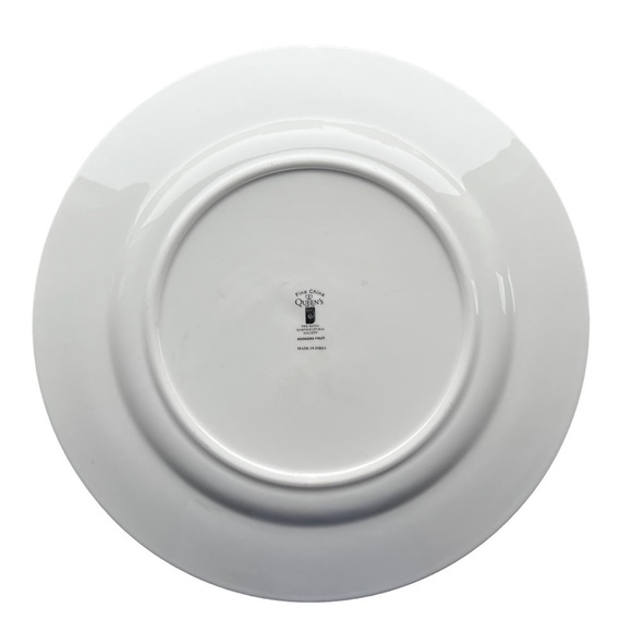 Queens Royal Horticultural Society Dinner Plate Hookers Fruit - Peaches - Picture 2 of 4